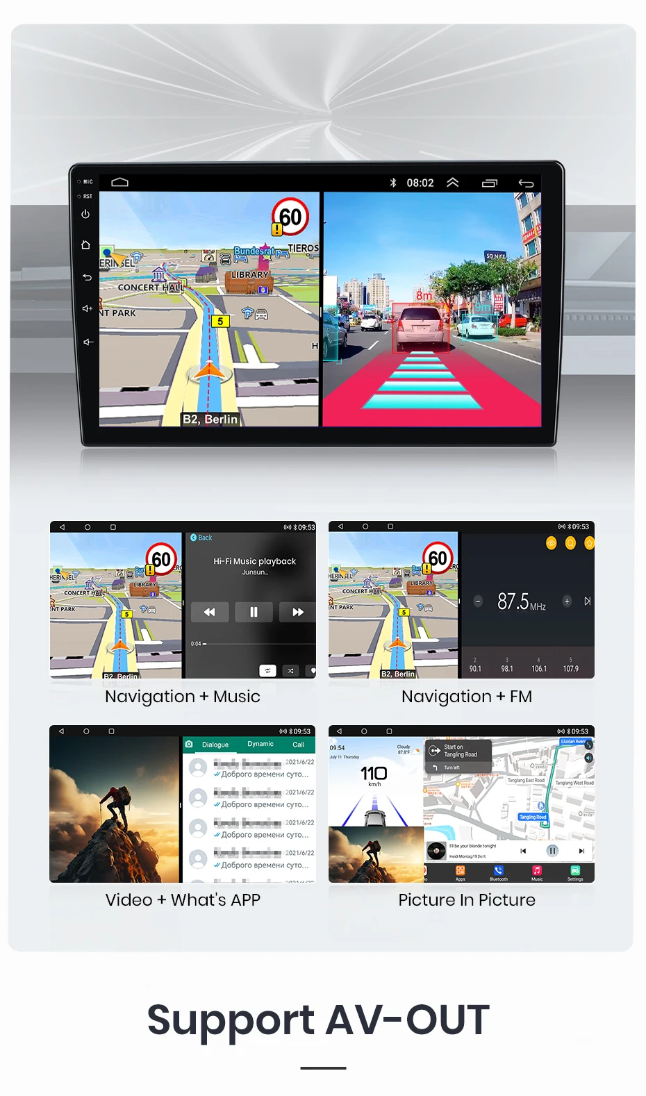 Android Autoradio Für Mitsubishi Outlander 3 2012-2018 Multimedia CarPlay Androidauto