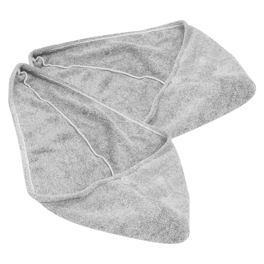 

2Pcs Coral Fleece Hair Drying Cap Super Absorbent Turban for Wet Hair Reusable Shower Cap Women Lightweight