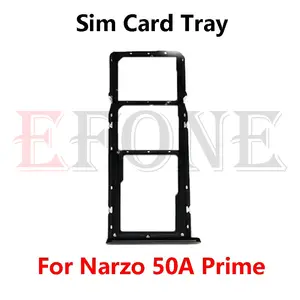 Bilashmart 10 OPPO Realme Narzo N55 N63 N65 50A 70 Pro Prime 4G SIM Card Tray Slot Holder Adapter Socket Repair Parts