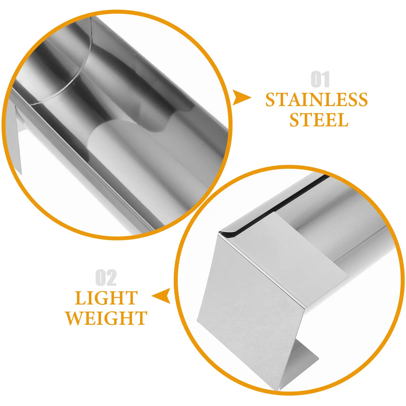Stainless Steel U-Shape Cake Roll Mold Essential Acrylic Bakeware Cooling Tool for Swiss Roll Bread U- Shape Bread Baking Mold