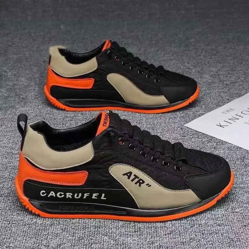 Designer's New Men's Sports Shoes, Fashionable Thick Soled Men's Casual Shoes, Outdoor Men's Running Shoes, Lace Up