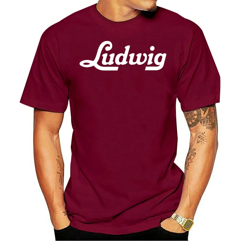 Ludwig Drums T Shirt Musician College Teen Gift Cymbals TShirt Pick Size Color