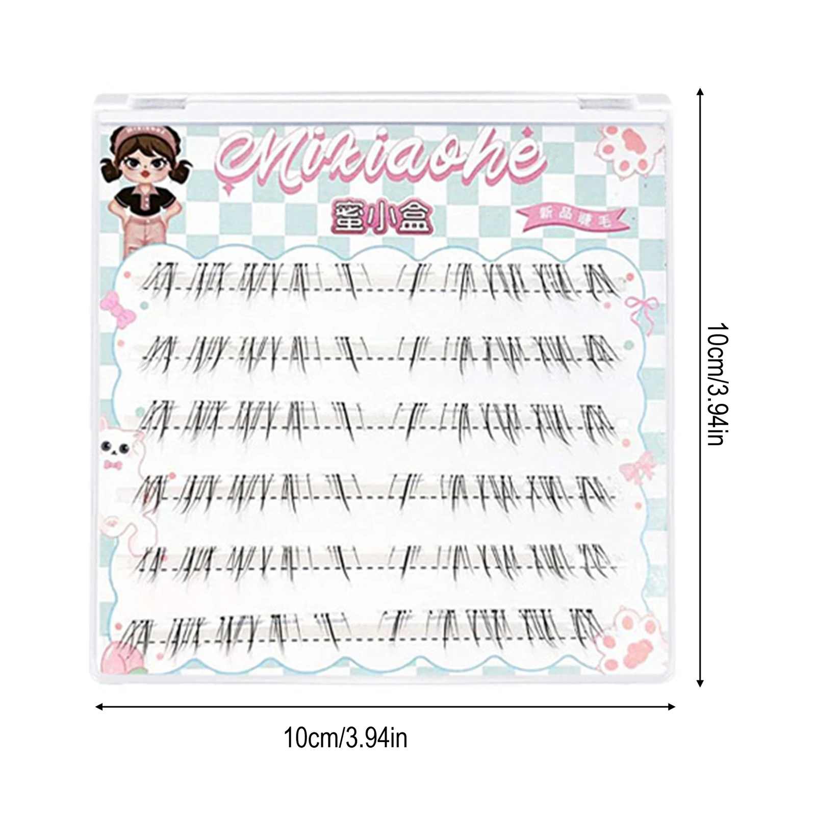 ขนตาปลอมแบบนุ่มเป็นธรรมชาติ น้ำหนักเบา ขนตาปลอมแบบคลัสเตอร์ใยนุ่มสำหรับการแต่งหน้าในงานปาร์ตี้ทุกวัน