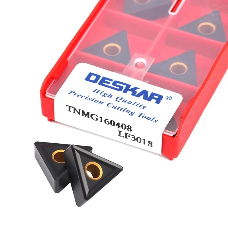 

Tnmg160404 Tnmg160408 Tnmg160412 Tnmg160408-Dk Lf3018 10 шт. Deskar 100% Оригинальные фрезы для обработки чугуна, лезвия для прорезных резцов