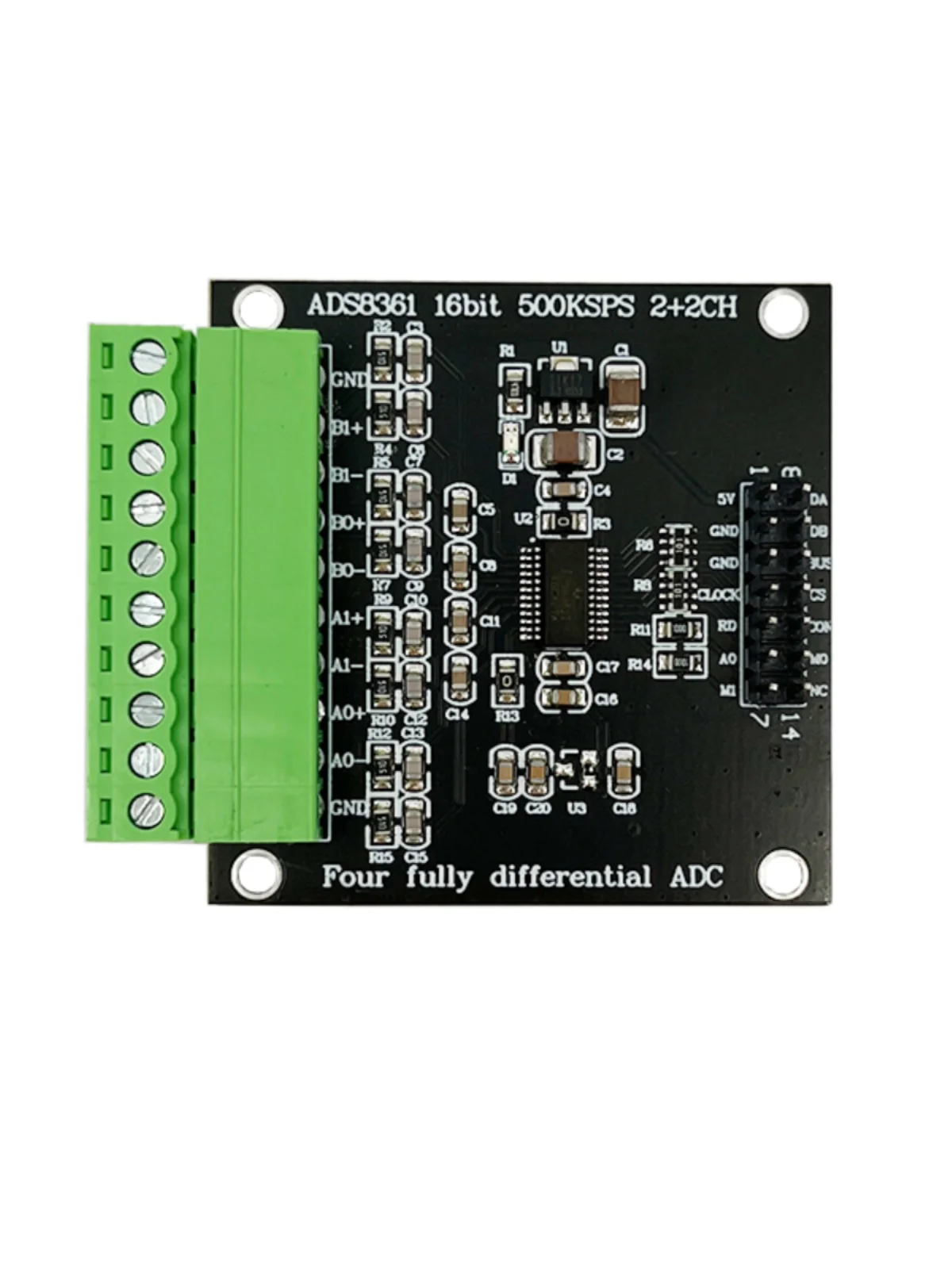 

ADS8361 Data Acquisition Module 16 Bit ADC Analog-to-digital Converter 500KSPS 4-channel Full Differential