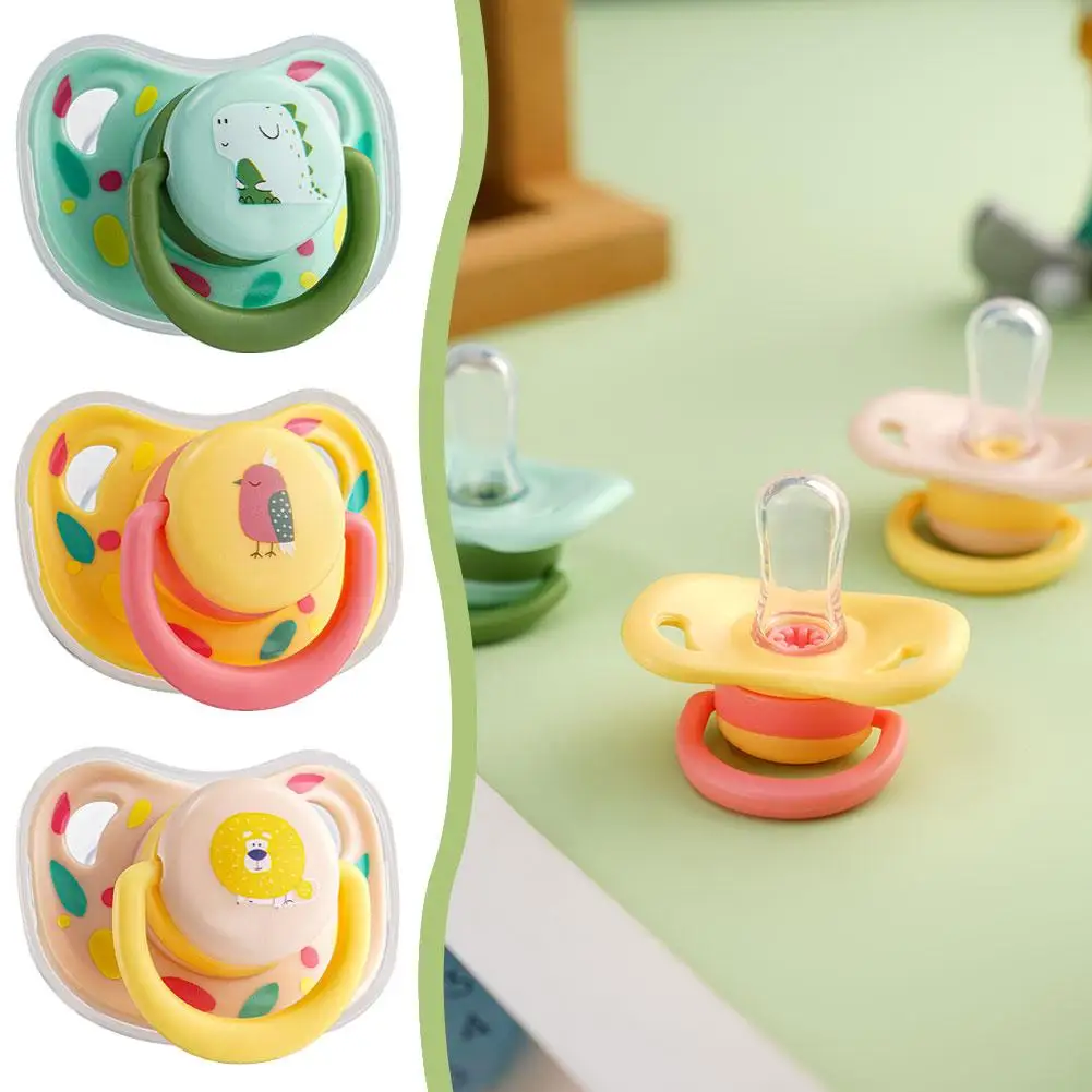 Pet Silicone Pacifier Pet Pacifier Day And Night Dual-use Dust Cover Pacifier Sleeping Pacifier Food Grade Silicone Pet Supplies