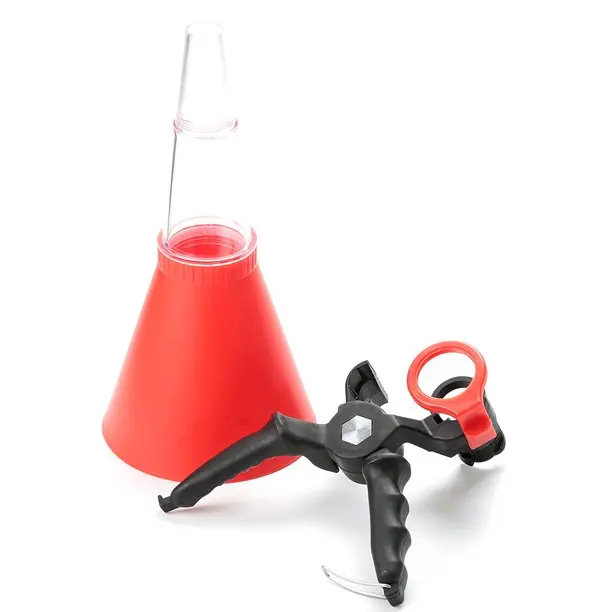 Engine Oil Filling Funnel Set Car Motorcycle Gasoline Oil Fill Universal Tool Petrol Long Stem Adjustable Funnel Holding Clamp