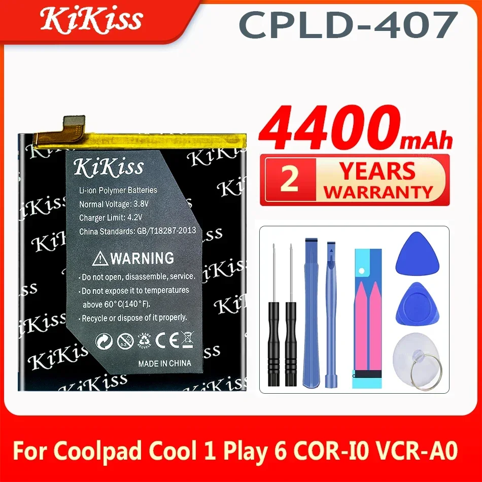 

Аккумуляторная батарея KiKiss 4400 мАч для Coolpad Cool 1 Play 6