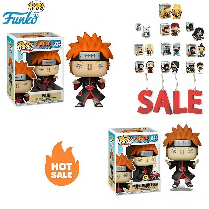 Funko Pop NARUTO KAGUYA 179 #   GAARA 728 #   OROCHI 729 #   TSUNADE 730 #   KAKASHI 822 #   Caja original Figura de acción Juguetes para niños