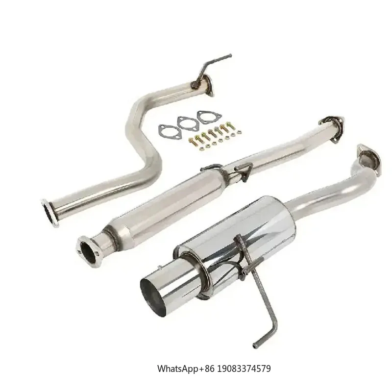 

Racing Catback Exhaust System for 1992-1995 Honda Civic 1.5L 4 / 4.5 Inches Rolled Muffler Tip