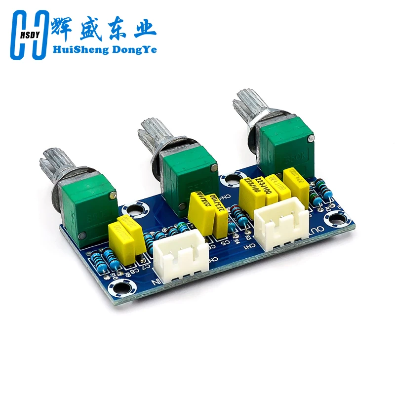 XH-M802 Amplifier Board High and Low Voltage Mixer Tone Board Volume Control Subwoofer PCB Adjustment Amplificador