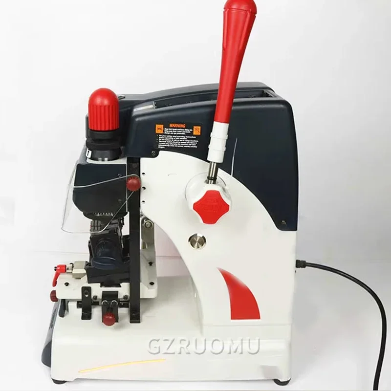 

Q33A Vertical Key Duplicating Machine Key Multifunctional Key Copy Cutting Machine Adjustable Speed With Ambience Light 120W