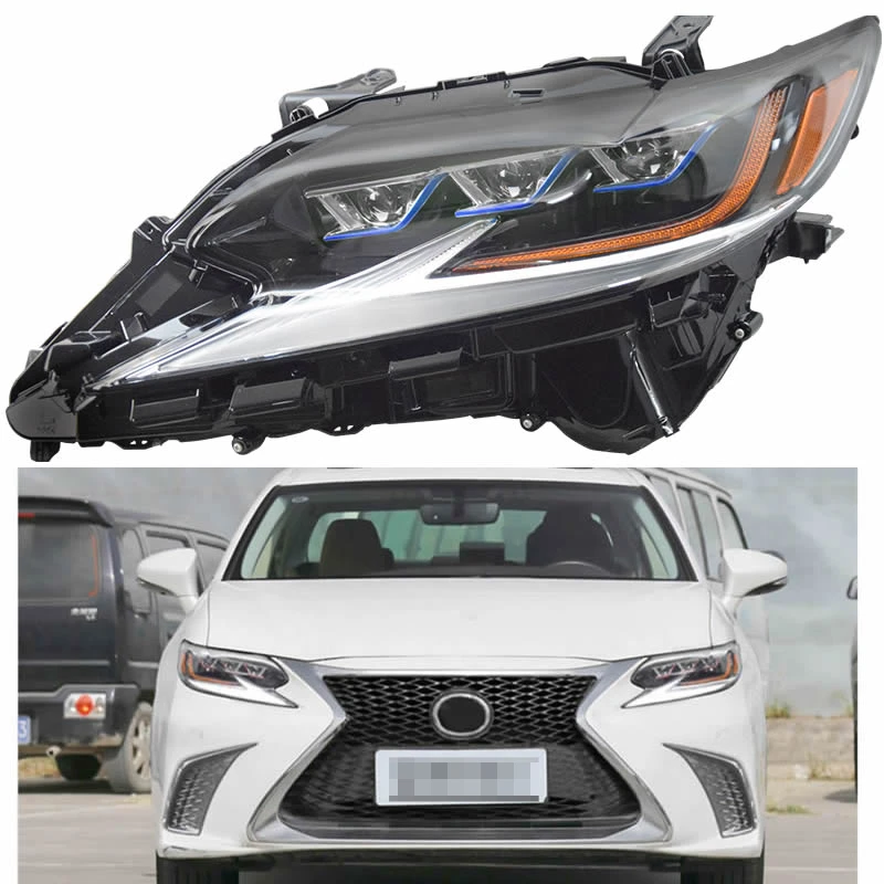 

For 2013-2017 Lexus ES headlight assembly refit three-eye LED water headlight upgrade old models