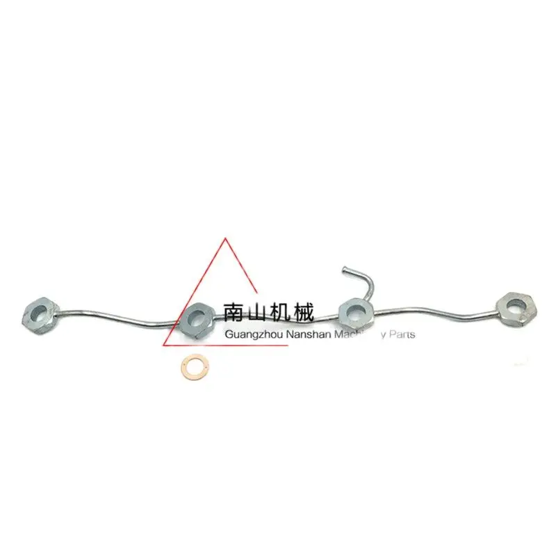 

E306 307 308B/C/D nozzle return tubing 4M40 Engine Return Tubing Copper Pad Excavator Parts