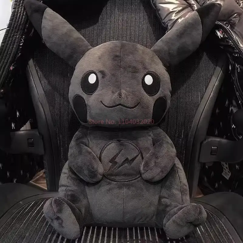Dark Pikachu Pop 30CM Kawaii Pop Anime Gevuld Kussen Zacht Knuffel voor Vrouwelijke Fans Collectible Zwart Pikachu Gift