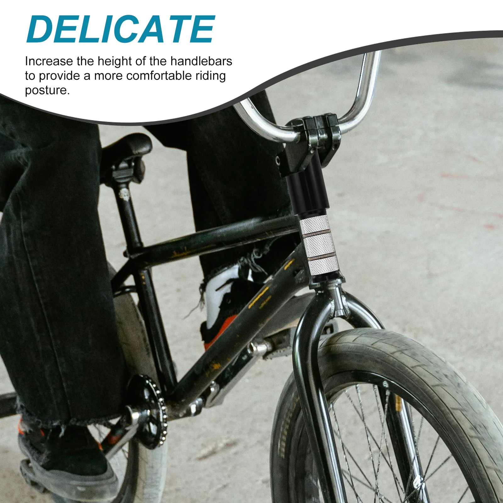 

Bike Stem Riser Alloy Handlebar Extender For Mountain Road Hybrid Bikes Adjustable Stem Adapter Bicycle Accessory