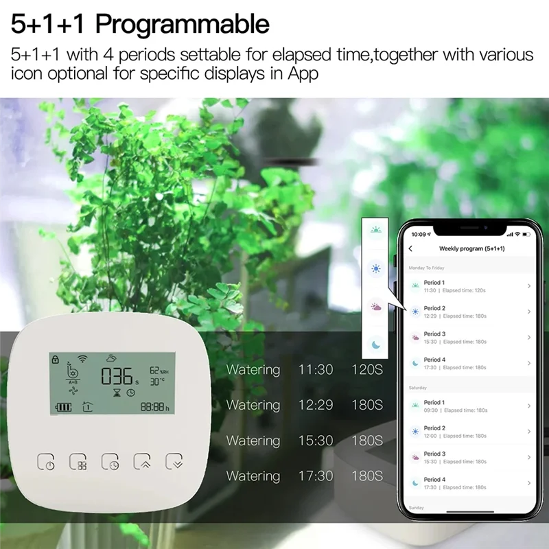ABJN-Smart поливочная машина Wi-Fi Tuya автоматическая микрокапельная система орошения контроллер растений инструмент Alexa