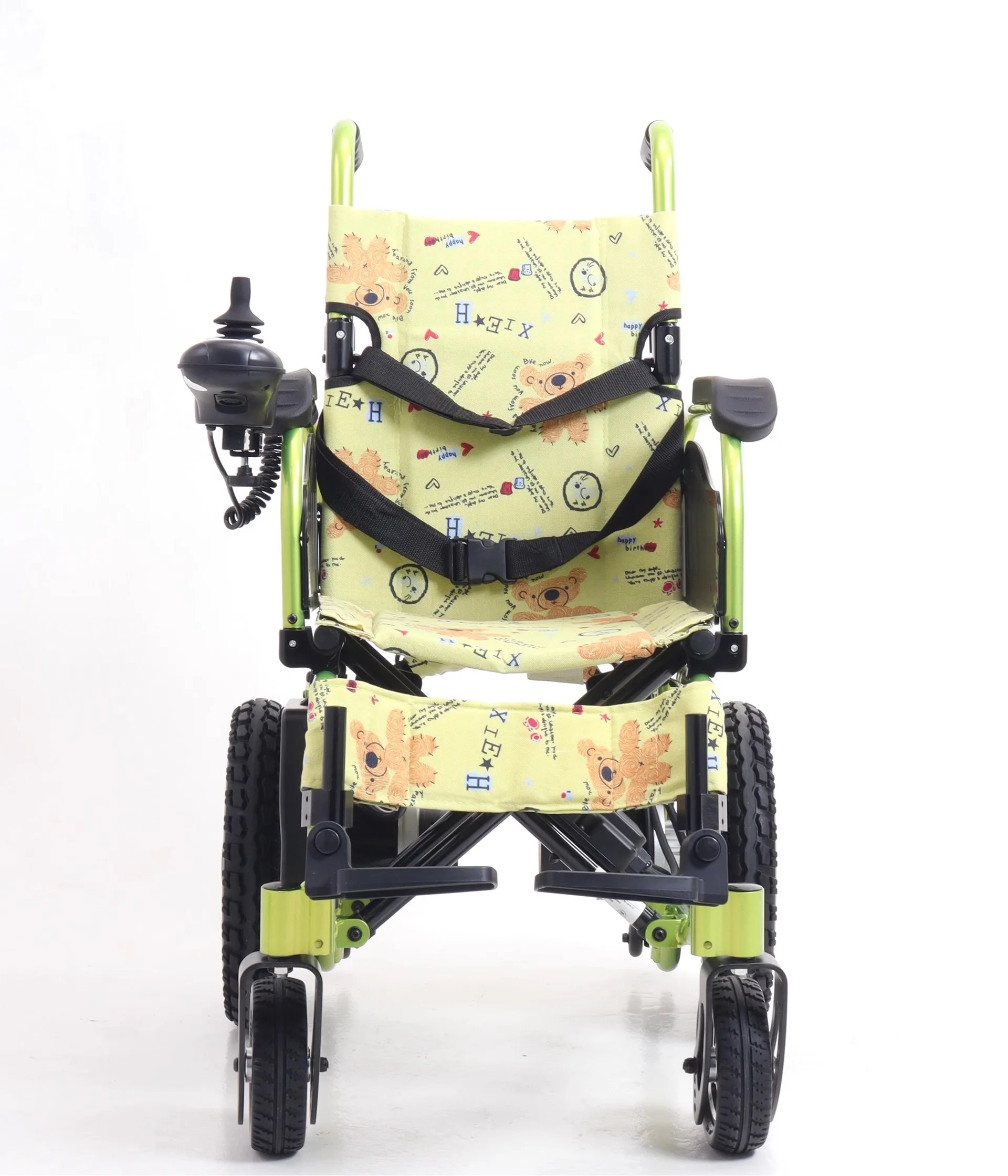 Silla de Ruedas Eléctrica Plegable para Niños con Parálisis Cerebral, Silla de Ruedas Eléctrica para Niños con Movilidad Reducida