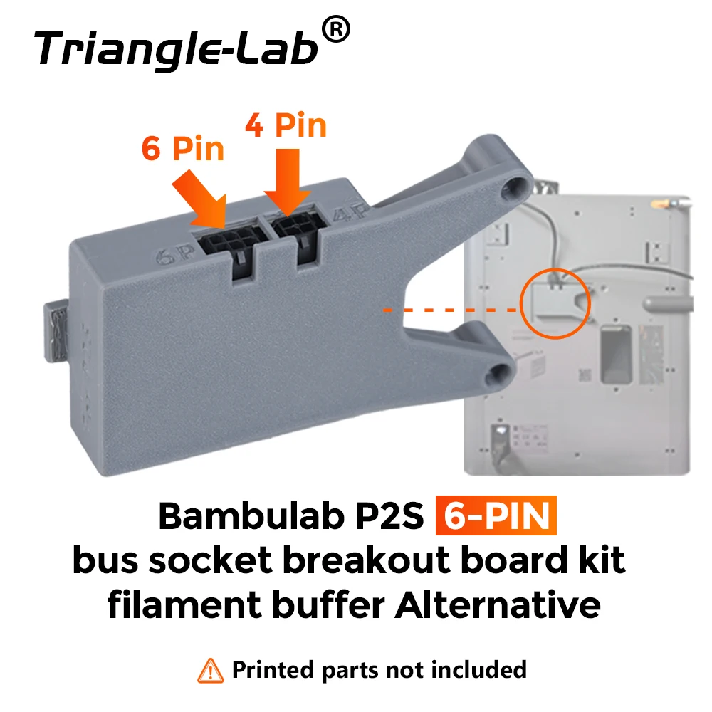 Trianglelab® P2S 6-PIN Bus Socket Breakout Board Kit