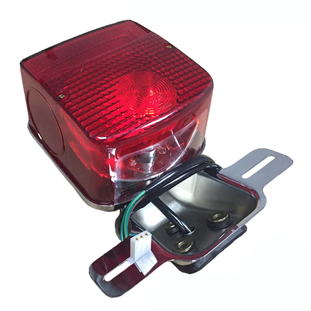 Motorcycle Parts of Tail Lamp for Haojue Suzuki Qingqi Lifan Dayang GN 125cc GN150 LF150 HJ150 GN125H Rear Brake Stop Light