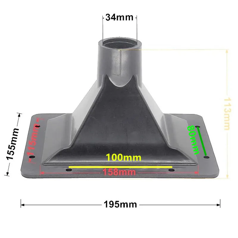 HTH 8.7 Speaker Horn Tweeter Voice Coil 25mm Resin Diaprhragm 200W Peak HiFi For Professional Mixer DJ Audio Home Theater - Image 5
