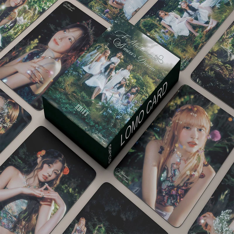 

55pcs/set Kpop NMIXX MIXXPEDIA:PICK LA AD MARE Photocards Album Lomo Cards NMIXX Photo Cards LILY HAEWON Kpop Girls Fans Gift