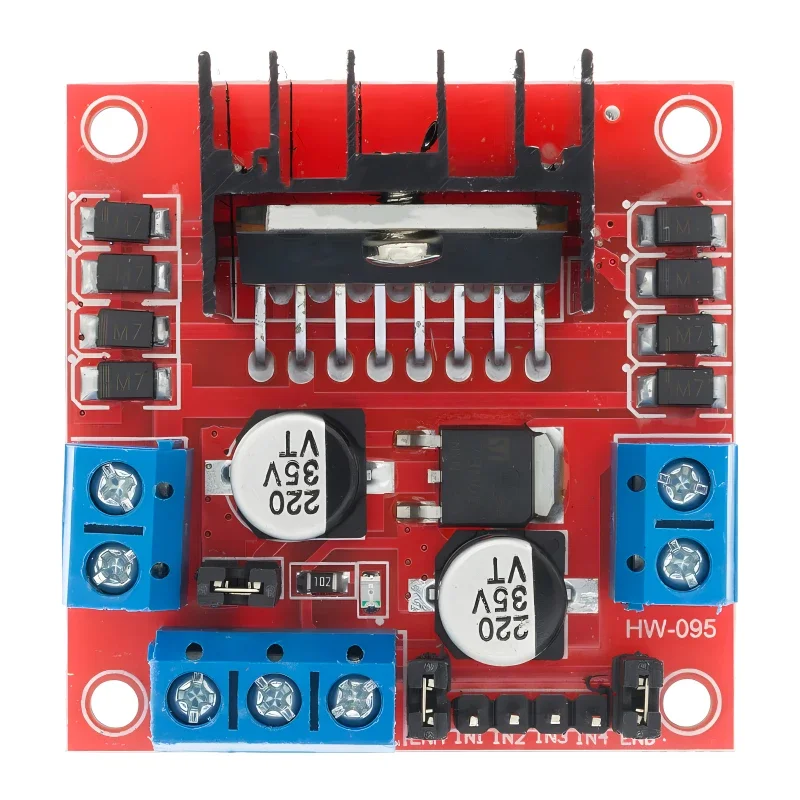 L298N DC Motor Driver Module L298N Stepper Motor Smart Car Robot Breadboard Peltier High Power L298 DC Motor Driver for Arduino