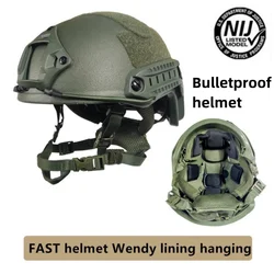 Explosion-proof high cut helmet PE high quality bulletproof helmet NIJ IIIA FAST Wendy hover cushion bulletproof