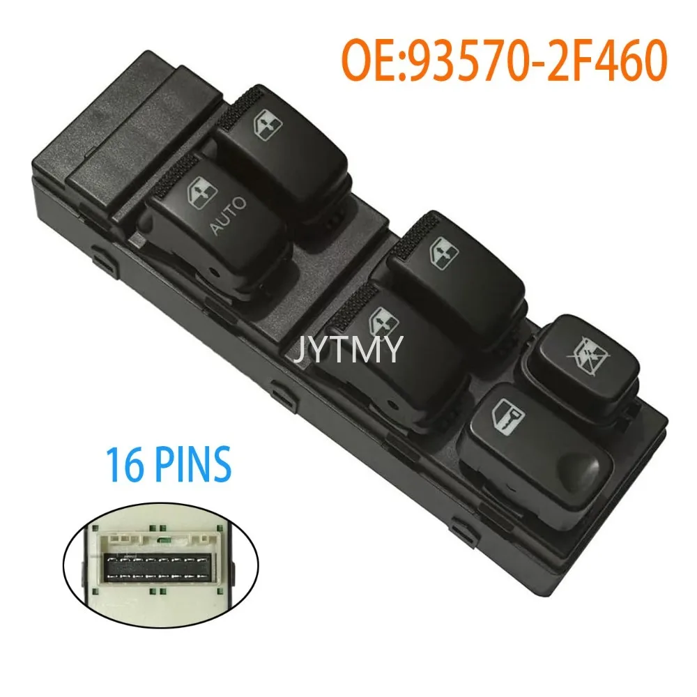

Front Left LHD Electric Power Window Lifter Control Switch for Kia Cerato 2004 2005 2006 2007 2008 2009 16 Pins Car Accessories