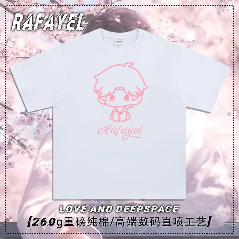 لعبة الحب والفضاء العميق أنيمي كوس رافاييل زين سيلوس كزيفير إلخ. تي شيرت فضفاض يومي بأكمام قصيرة للجنسين 2025 #2