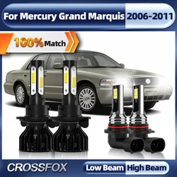 H13 LED 헤드라이트 자동차 전구, HB3 9005 안개등, 머큐리 그랜드 마르키스 2006 2007 2008 2009 2010 2011, 240W, 40000LM, 6000K
