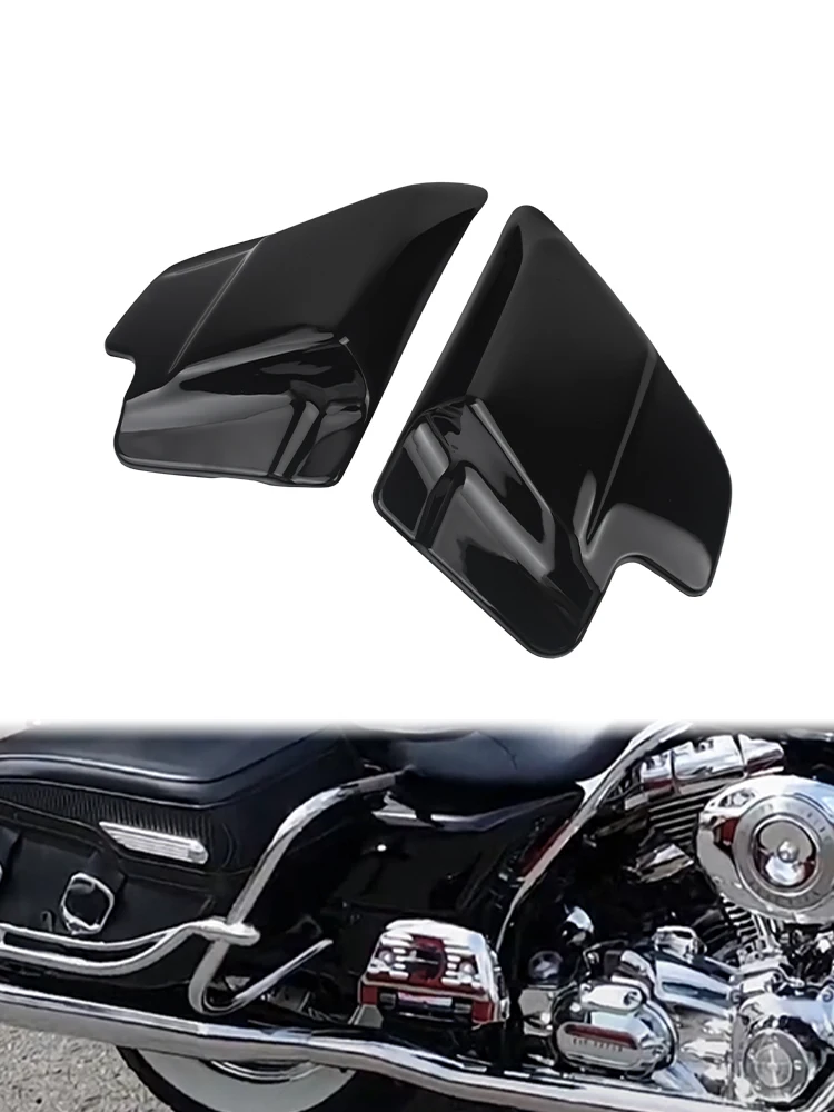 Motorfiets Links Rechts Kuip Protector Panel Batterij Side Cover Voor Harley Touring Road King Electra Street Glide FLH 1997-2007 - afbeelding 2