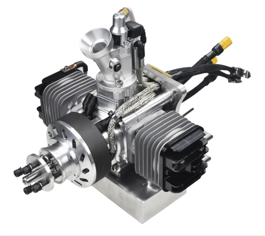 

i DLA 64CC Engine DLA64i2 CNC In-line Twin Cylinder Hight Power RC Airplane Model Fixed Wing