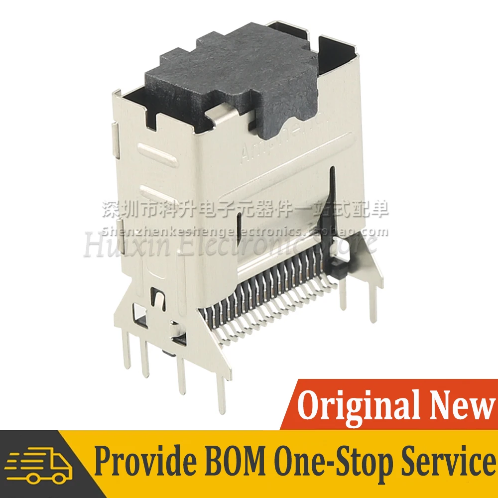 2pcs G40MV36R12BEU MINI SAS Jack Vertical SMT right key shell DIP 36P 36Pin Board Connector SFF-8087 SAS 2.0 6Gb/s