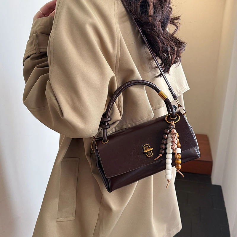 

Классическая элегантная кожаная сумка-мессенджер для женщин от люксового бренда, известная дизайнерская сумка на плечо, модный аксессуар