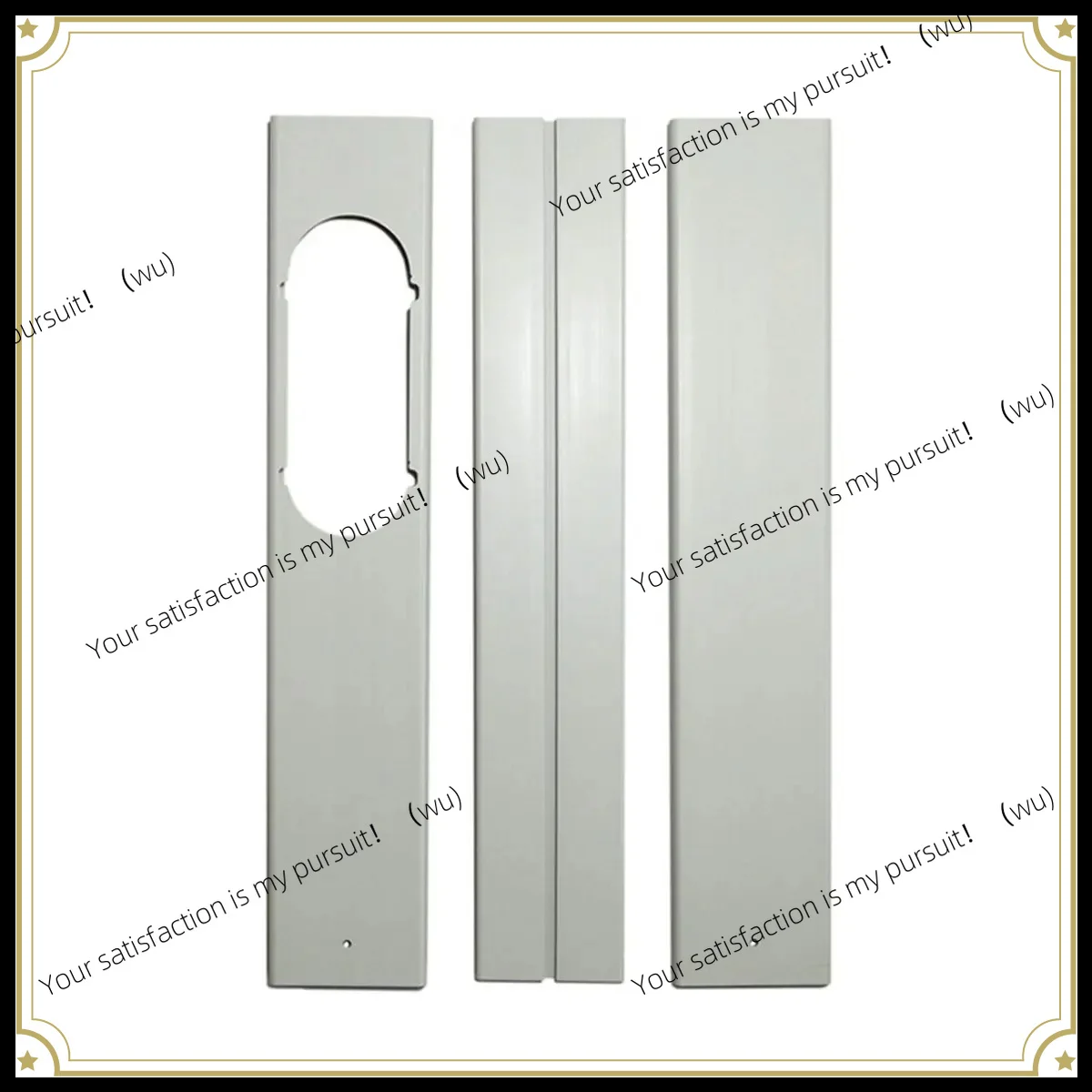 ZOCI-3PCS Adjustable Portable Window Kit Plate for Air Conditioner Accessories Air Conditioner Window Attachment-55CM
