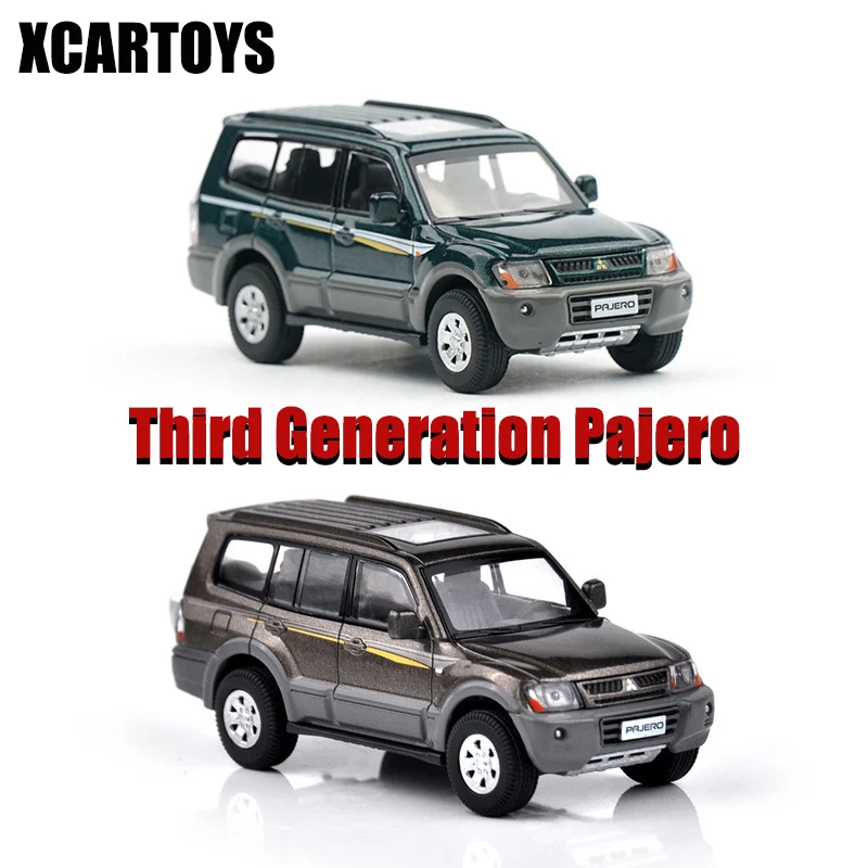 

Модель автомобиля Xcartoys 1/64 Mitsubishi Pajero 3 поколения, Классическая серия, литые автомобили, коллекционные игрушки, подарки для подростков и взрослых
