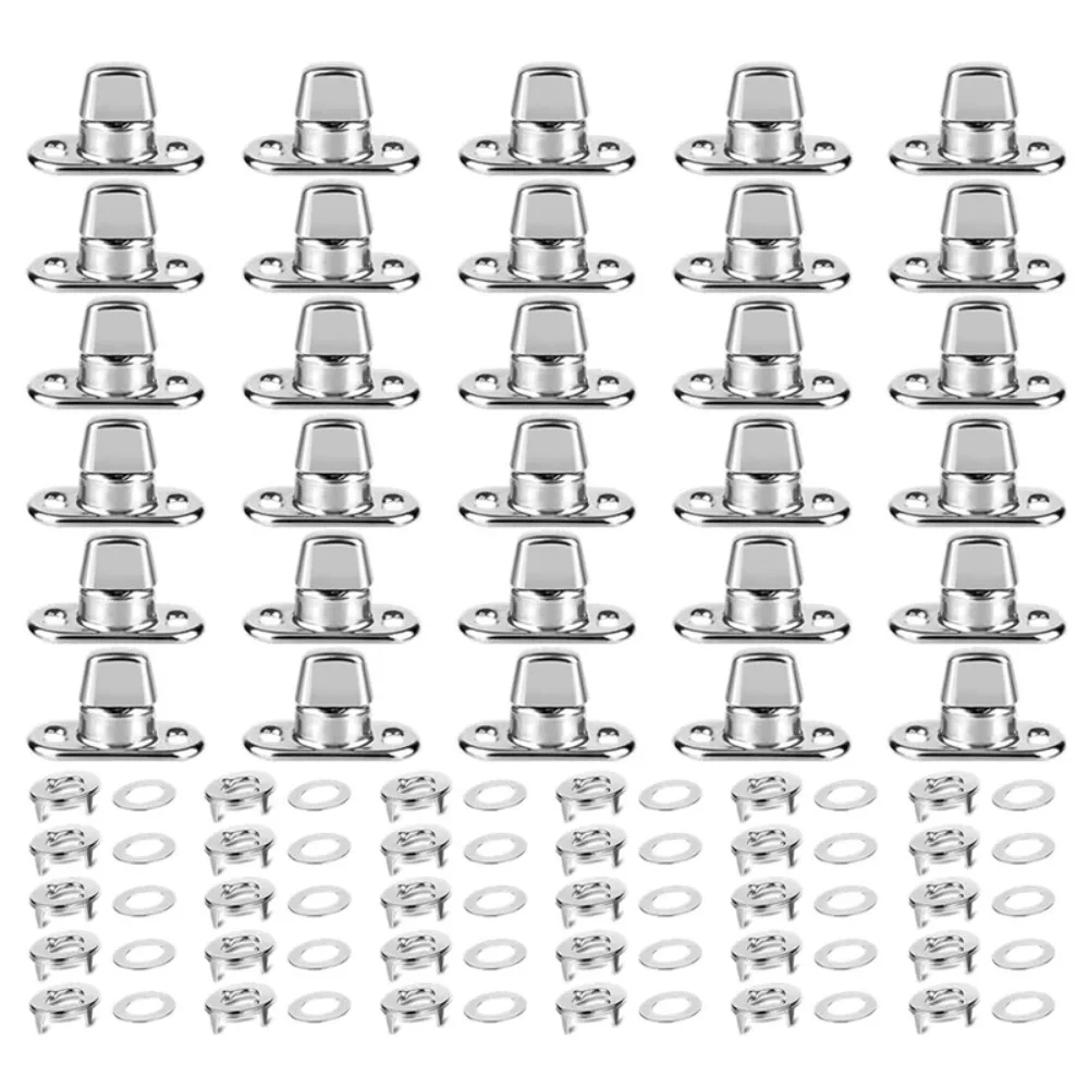 

Juego sujetadores bloqueo giro grado, ojal botón giro, tornillos montaje para sujetadores marinos lona,
