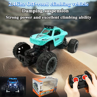 2.4G Alloy Electric RC Car High Speed Off Road Racing Truck Rechargeable Toy for Boys Kid Birthday Gift Outdoor Fun Race Vehicle