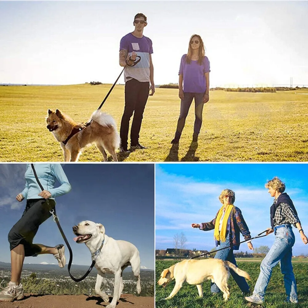 Adjustable Dogs Walking Training Lead 2.5M Police Style Control Dog Lead Leash Dog Chain Dog Leashes Safety Pet Leashes