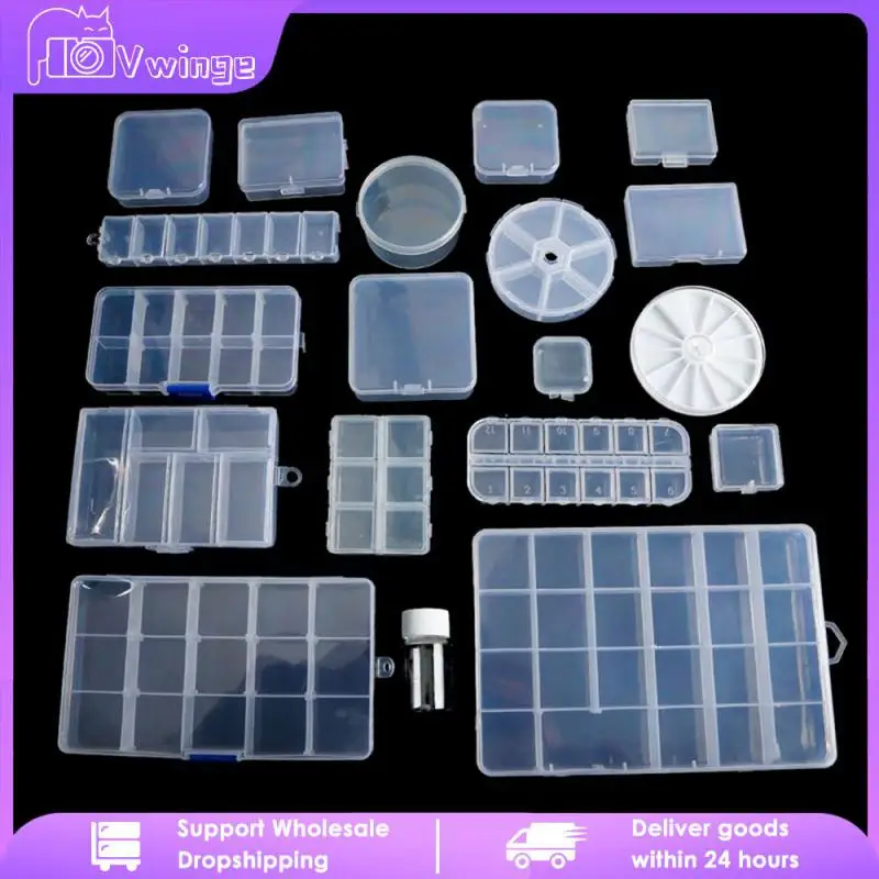 Transparent Color Organizing Box Fall Prevention Jewelry Storage Box Long Lasting And Durable Plastic Box Not Easily Crushed