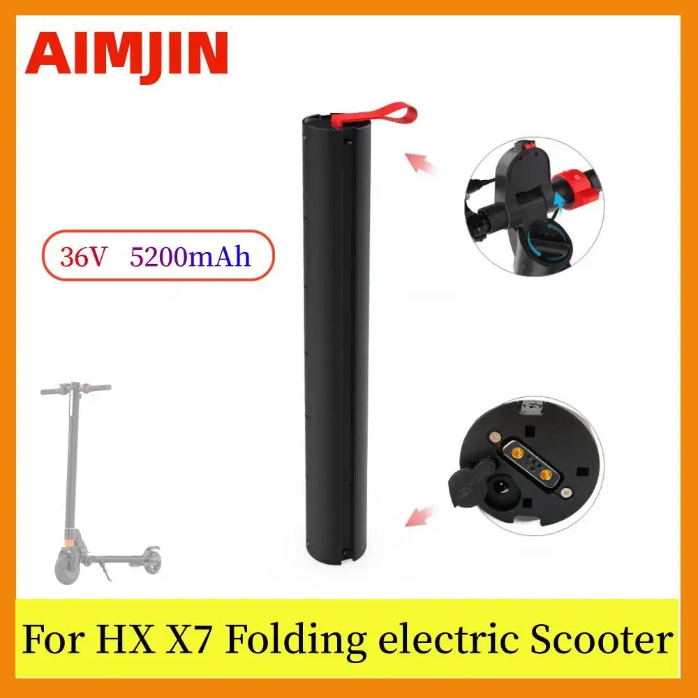 36V 5200mAh  Brand New Lithium Battery for Huanxi X7 Electric Scooter