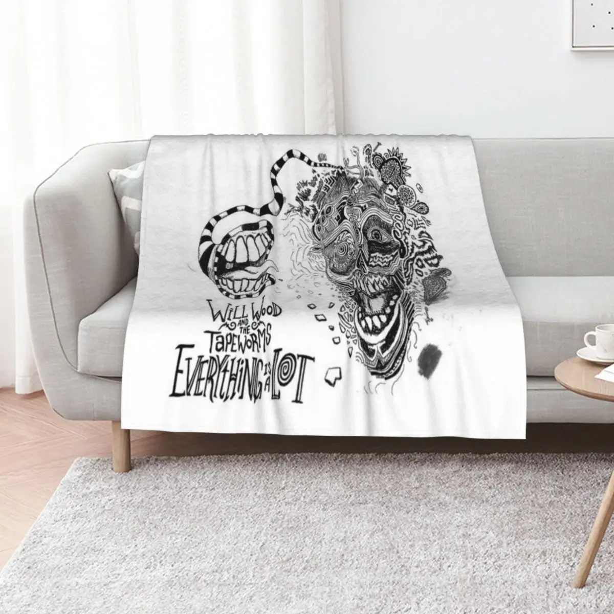 everything is a lot Throw Blanket Travel Comforter Flannel Fabric Hair for winter blankets and throws Blankets