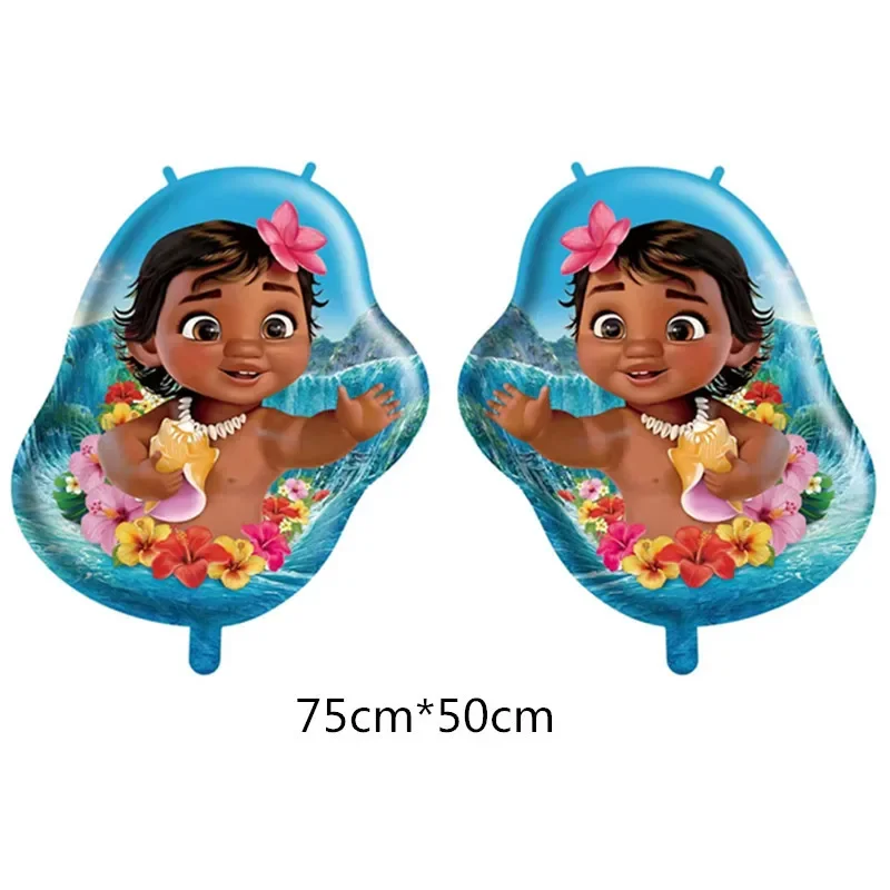 Disney Princess Moana Balloons Foil Latex Balloon 18 Inch Cute Princess Moana Theme Birthday Party Decoration Kids Toys Gifts