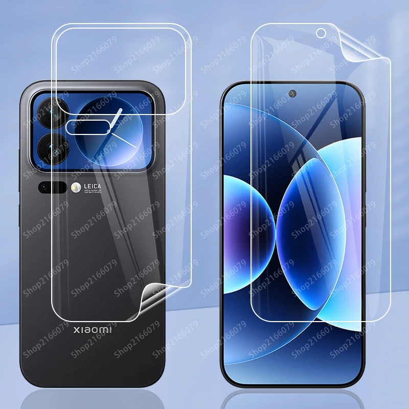 لXiaomi 17 Pro Max 17Pro 5G واضح/ماتي مضاد لبصمات الأصابع هيدروجيل غطاء كامل واقي شاشة ناعم