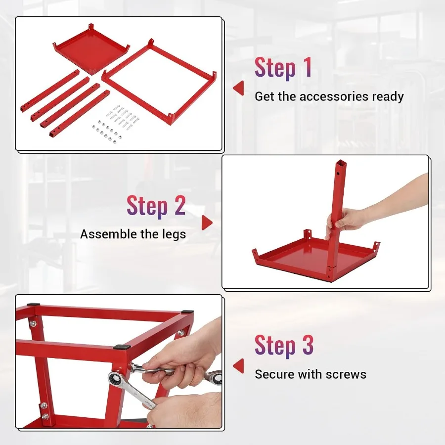 Conjunto de caixa de salto fotométrica, caixa de exercício de aço resistente com almofada de borracha, treinadores de salto com tamanhos de 12 ''18'' 24'' ideal