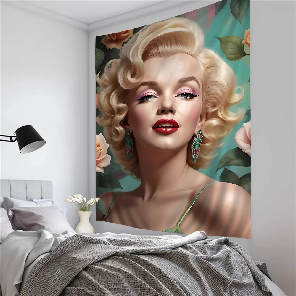 

Marilyn Monroe Cartoon Tapestry Art Science Fiction Room Home Decor Wall Hanging Sheets