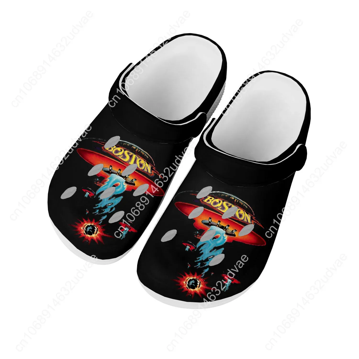 Boston Band Water Shoes Men Women Teenager Comfortable Fashion Home Garden Clogs Custom Sandals Beach Breathable Hole Slippers