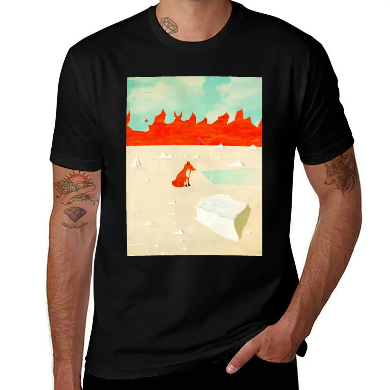 Emarosa - Fox Artwork (2010) T-Shirt Odor Resistant Short Sleeve Top T-Shirt