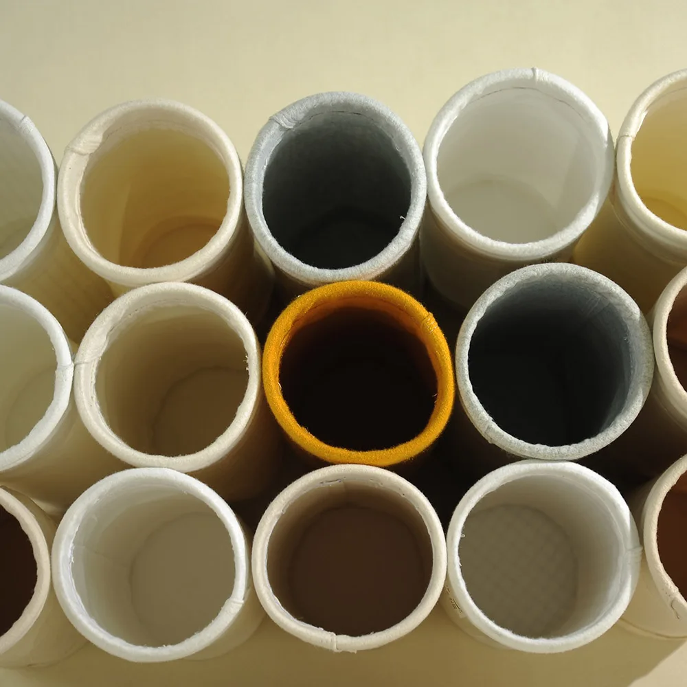 Sacchetto raccoglitore di polveri industriale personalizzato Sacchetto filtro in poliestere antistatico resistente all'olio idrorepellente per temperatura ambiente